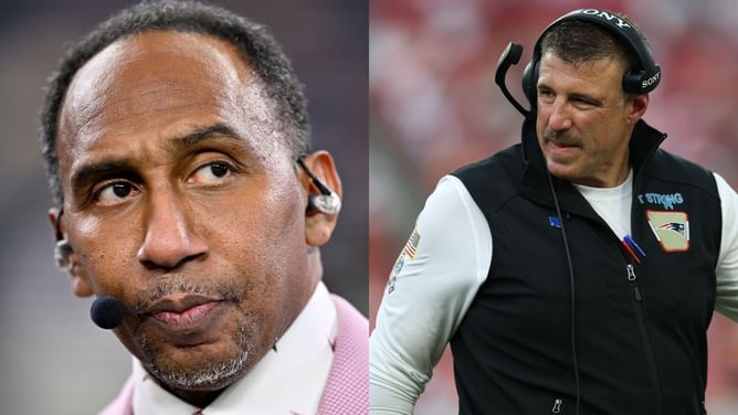 Stephen A. Smith makes his feelings known on Patriots HC Mike Vrabel amid Coach of the Year buzz