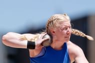 Mya Lesnar of the United States during the Prefontaine Classic at Hayward Field in Eugene, Oregon. (Photo by Getty Images)