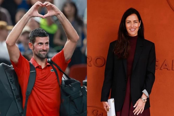 PICTURES: Novak Djokovic all smiles as he reunites with Ana Ivanovic during fun night out in Belgrade