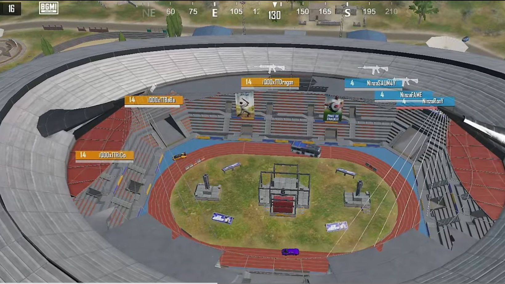 Team Tamilas ranks first after Day 1 of CEGC 2025 BGMI LCQ (Image via YouTube/Skyesports)