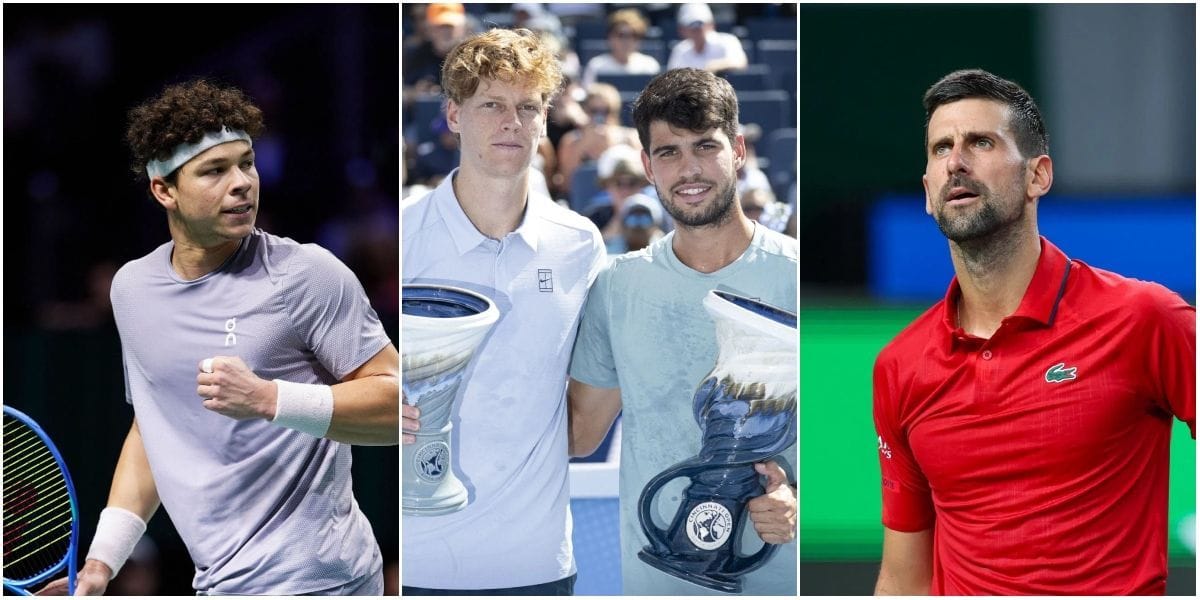 "Jannik Sinner time to say goodbye to World No. 1";"Unbalanced" - Fans react to ATP Finals 2025 draw ft. Carlos Alcaraz, Novak Djokovic, Ben Shelton