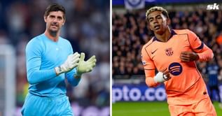 Thibaut Courtois reveals how he would react if he saw Barcelona star Lamine Yamal at restaurant after El Clasico row with Real Madrid