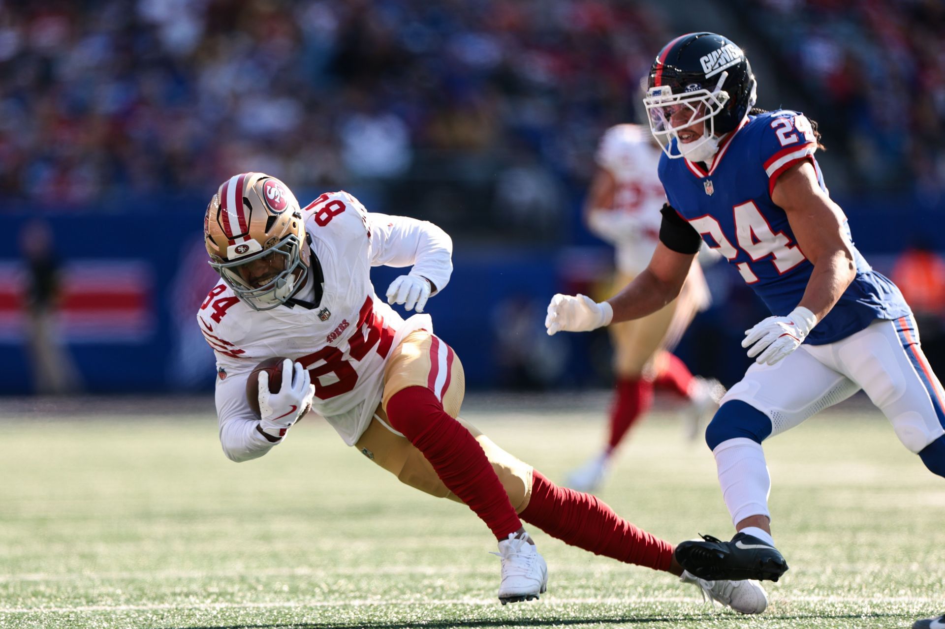 Kendrick Bourne at San Francisco 49ers v New York Giants - NFL 2025 - Source: Getty
