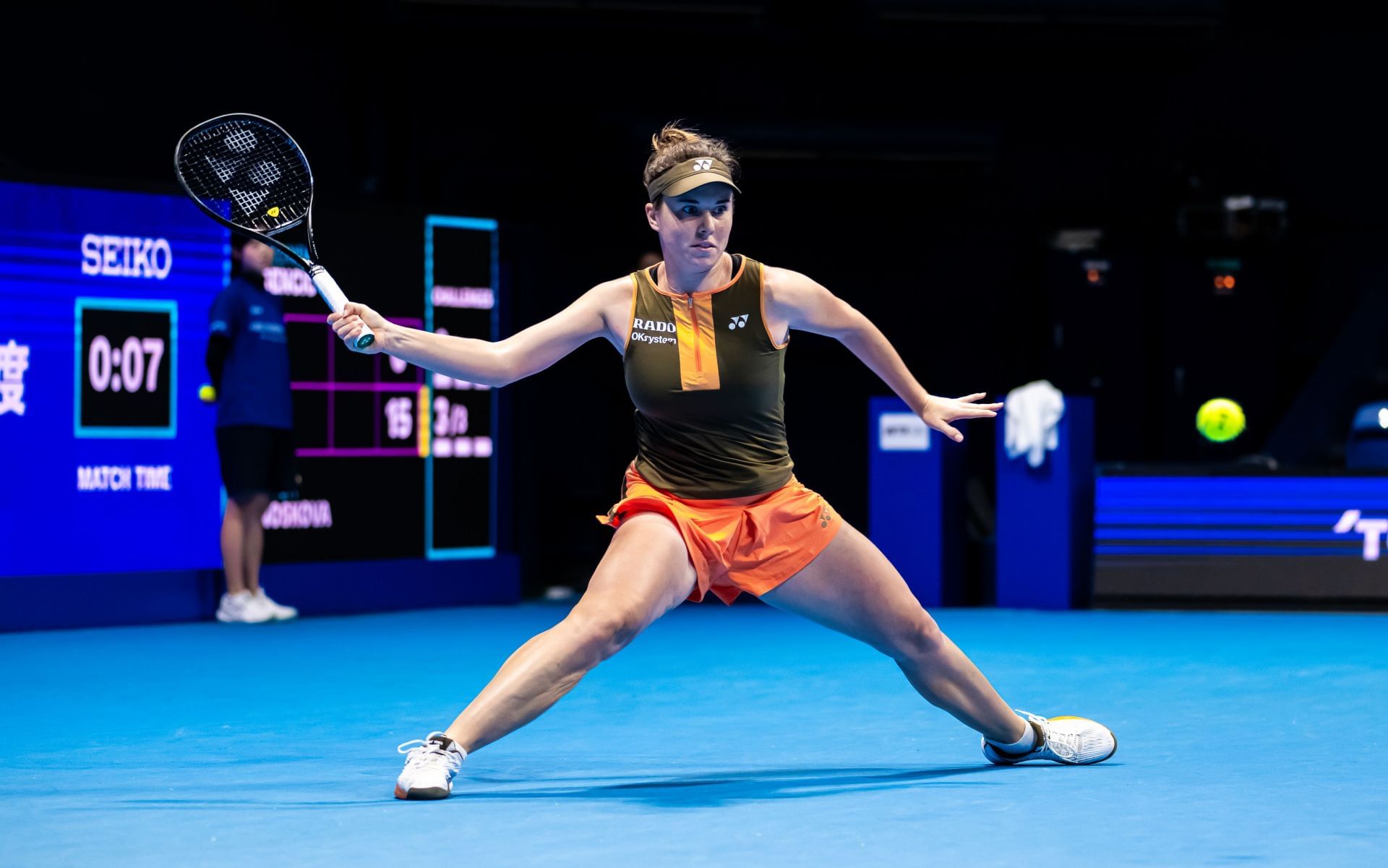 Linda Noskova at the Toray Pan Pacific Open - Source: Getty