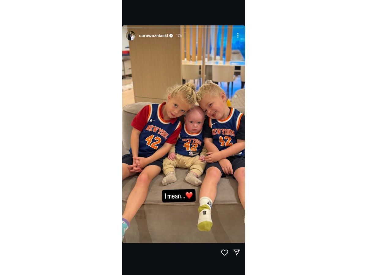 Wozniacki&#039;s story - via @carowozniacki on Instagram