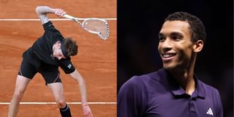 Alexander Bublik smashes racket, opponent Felix Auger-Aliassime cleans up afterwards as Paris Masters SF ends in joy for Canadian