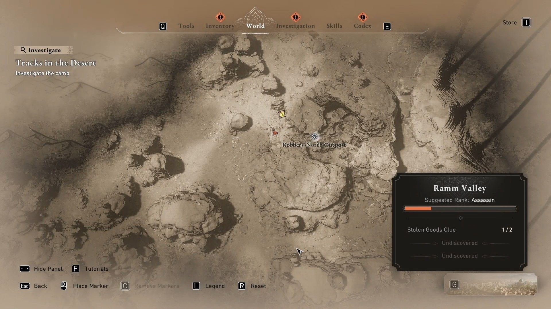 The second bandit camp is the Robbers&#039; North Outpost