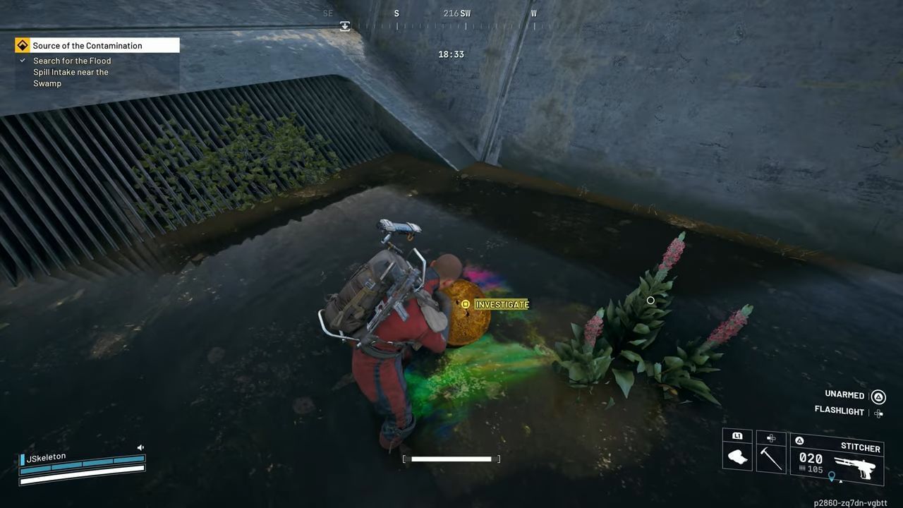 Investigating for suspicious activity (Image via Embark Studios and YouTube.com/@JSkeleton)