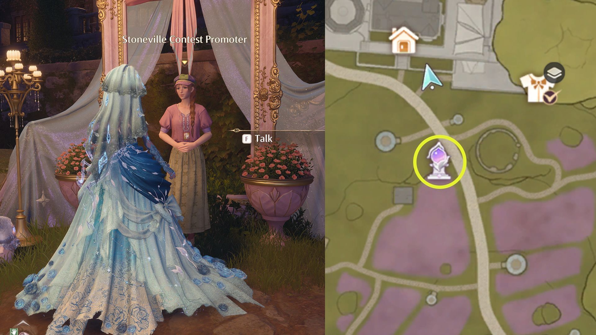 Dye Workshop event site location (Image via Sportskeeda Gaming/Infold Games)