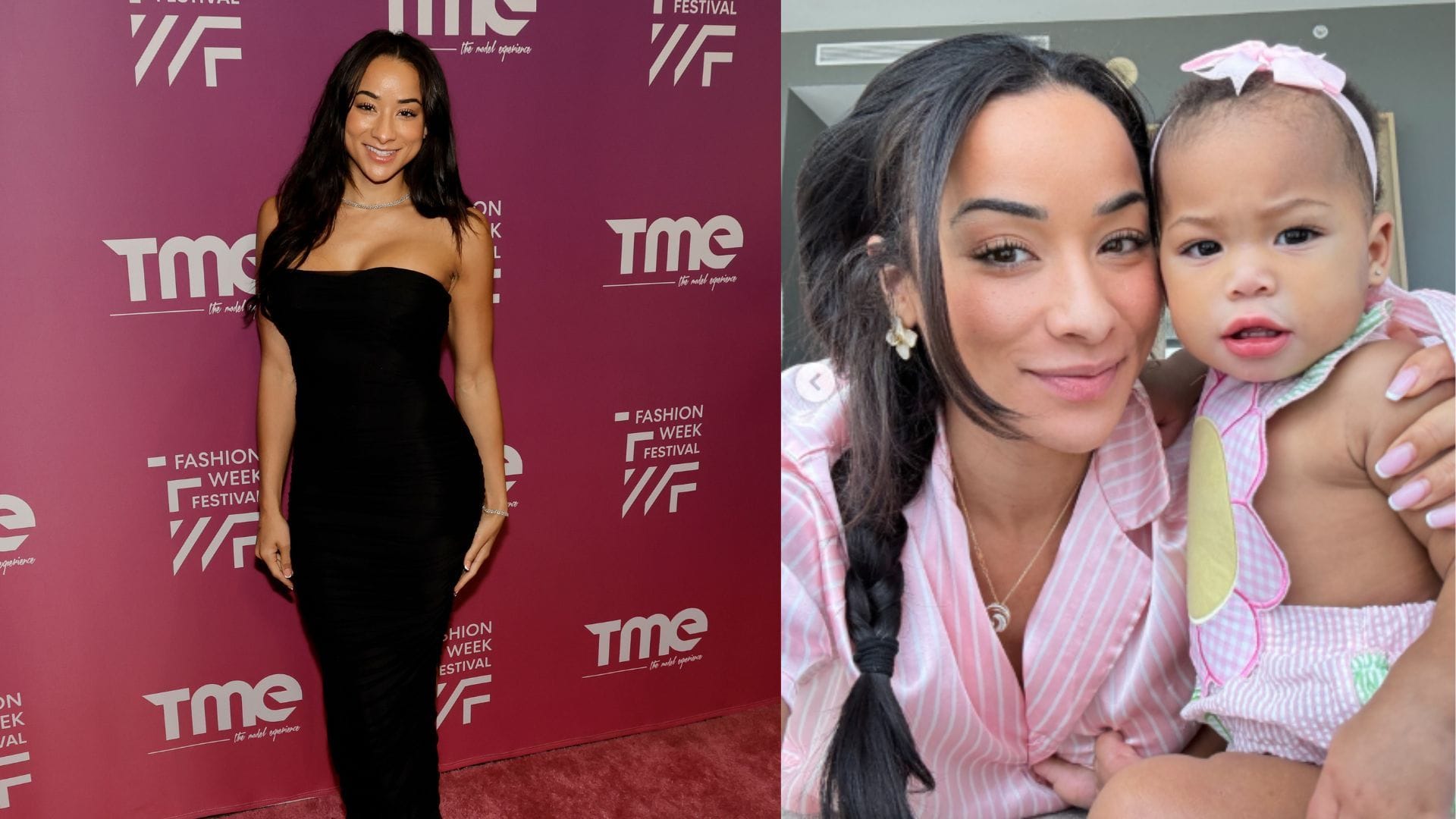 Keeta Vaccaro (left) and her daughter, Capri, (right) celebrated Thanksgiving in style. (Right)(Credit: Kevin Winter/Getty Images/ @keeta_vaccaro)