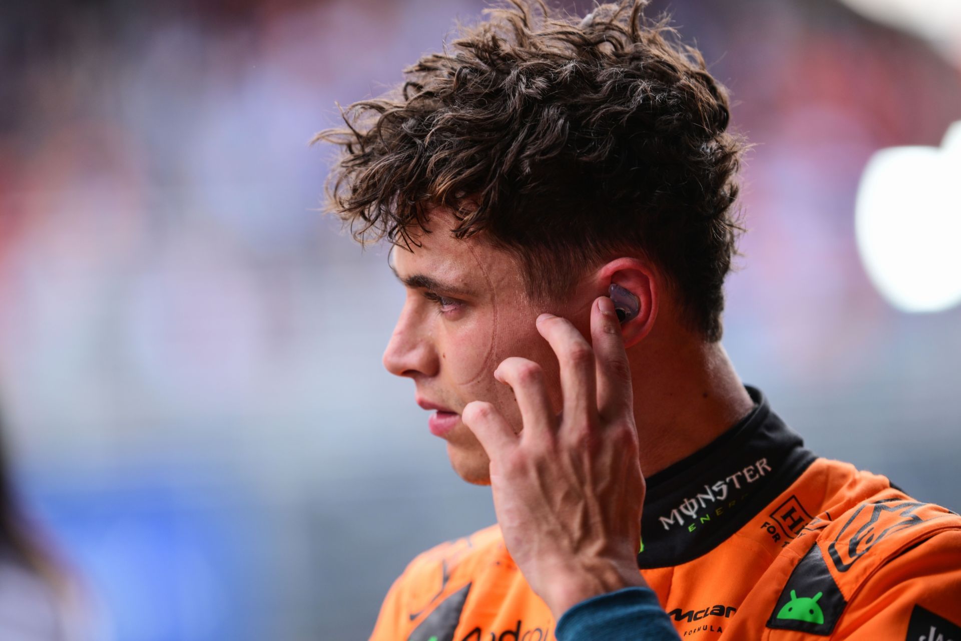 Lando Norris po kvalifikaci na GP Brazílie - Zdroj: Getty