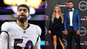 Kyle Van Noy's wife Marissa shows off cinched silhouette outfit in "shameless gameday selfie" from Ravens vs Jets outing
