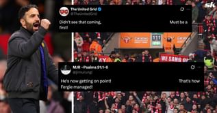 “That’s how Fergie managed!”, “Must be a first!” - Manchester United fans thrilled about decision made by Amorim in line-up to face Nottingham Forest