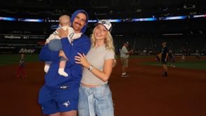 “Messing with dada": Shane Bieber's wife Kara's adorable date with Jays’ ace and baby Kav melts hearts