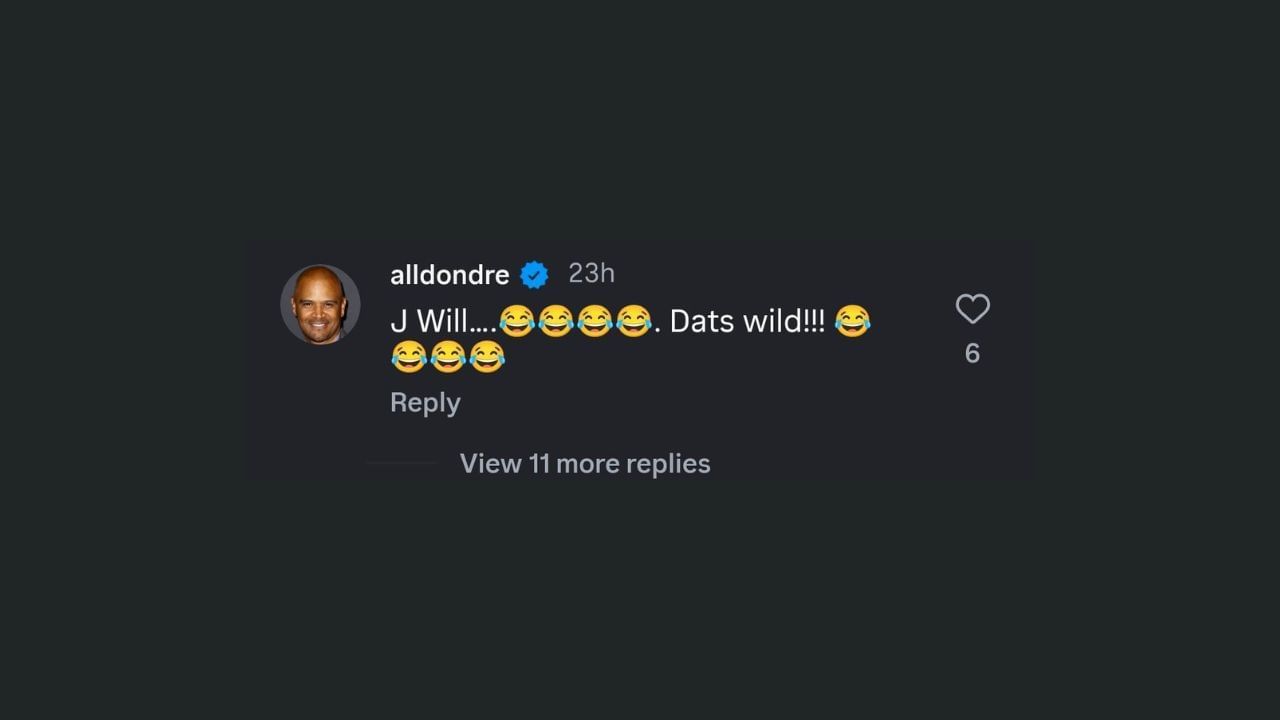 Otec priateľky Bronnyho Jamesa komentuje Williamsovo vyhlásenie. (Kredity: @hoopinhollerin/IG)