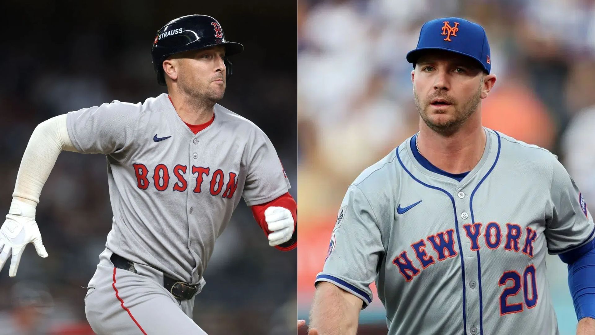 Pete Alonso and Alex Bregman are being touted as Red Sox