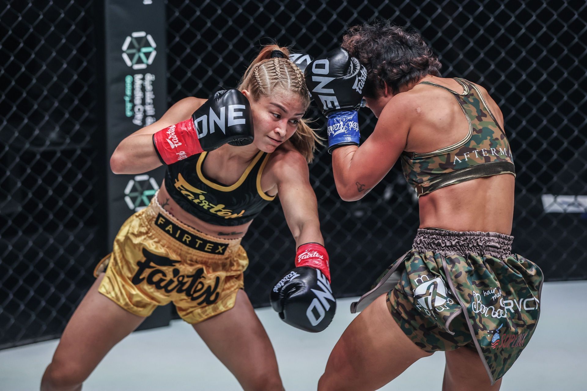 Stamp Fairtex (L) eyes Kana rematch | Photo credit: ONE Championship