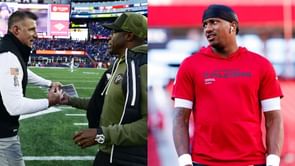 Mike Vrabel brutally mocks Raheem Morris’ “Clapgate” claim insinuating Patriots mimicked Michael Penix’s signal to fake Falcons’ snap count