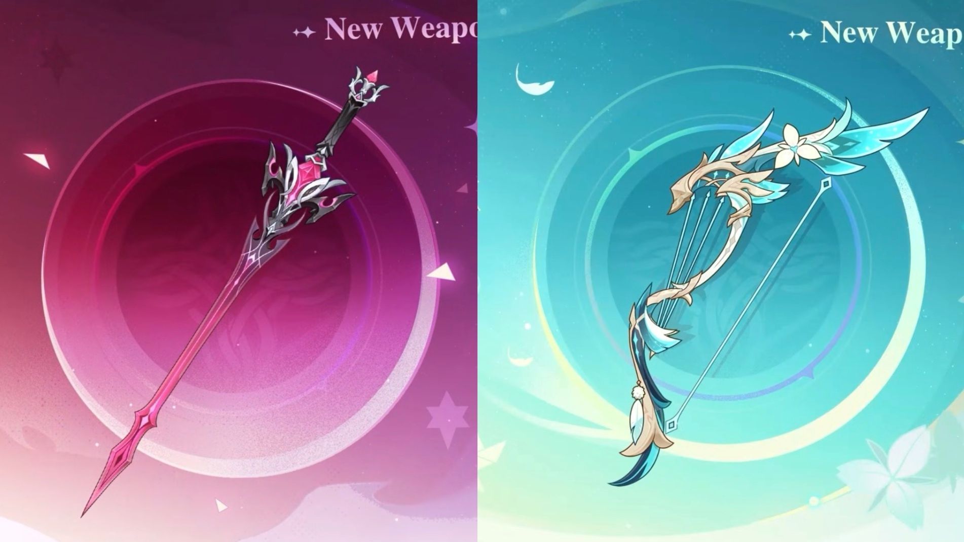New weapons preview available during Phase 1 of Luna III (Image via HoYoverse)