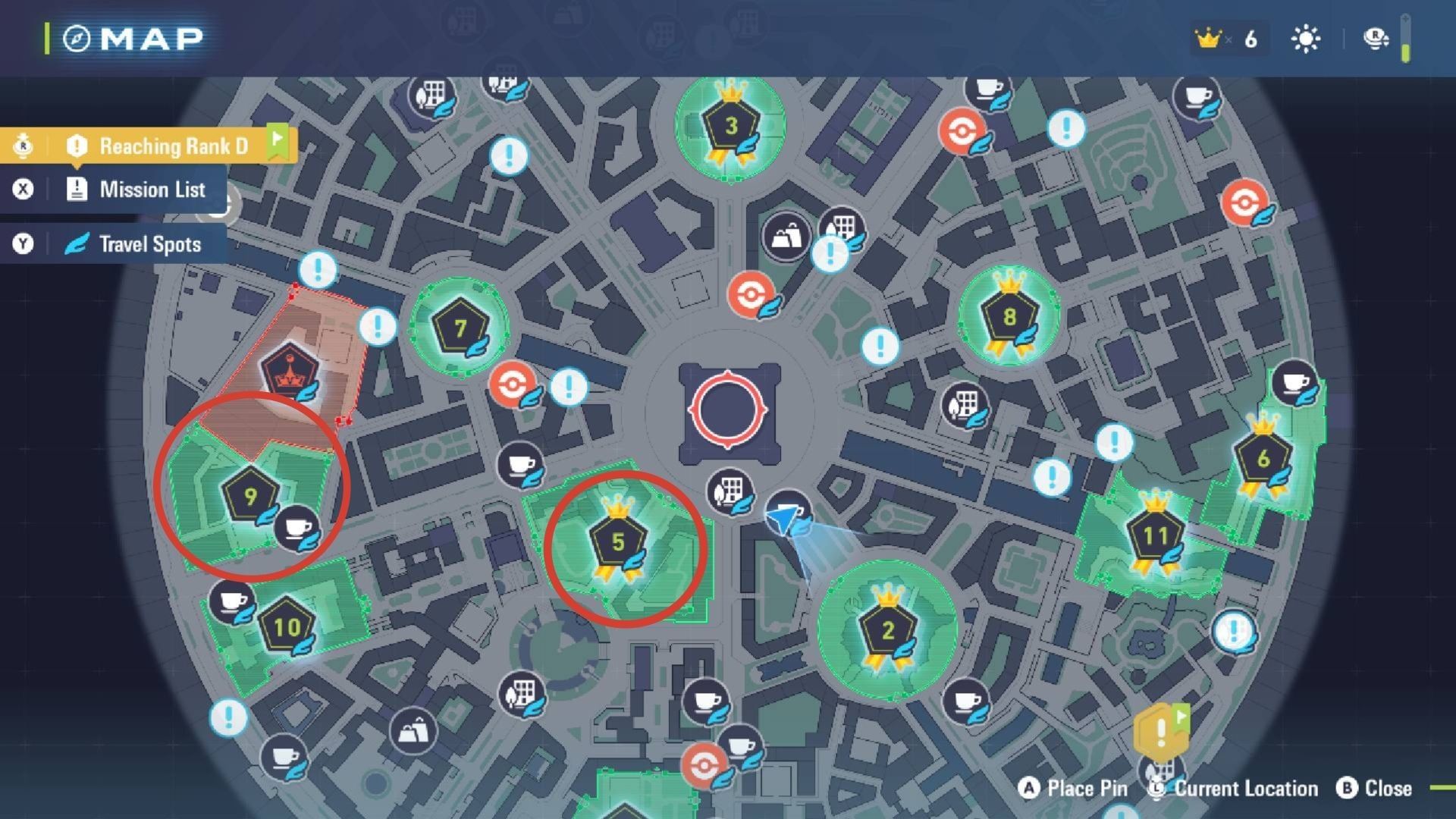 Locations for Abra and Kadabra (Image via The Pokemon Company)