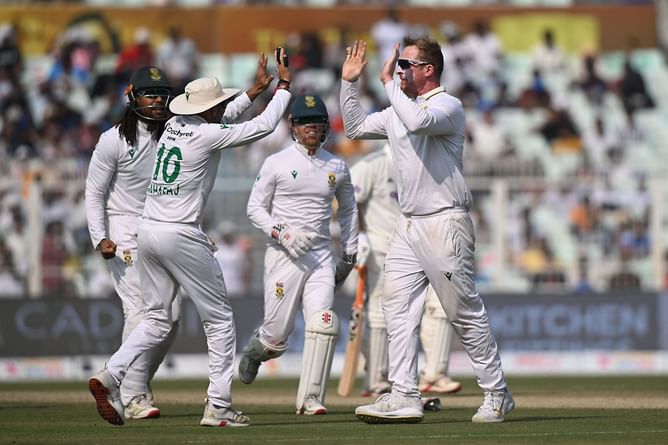 Simon Harmer outfoxes struggling Rishabh Pant to remove him for 2 in IND vs SA 2025 1st Test [Watch]