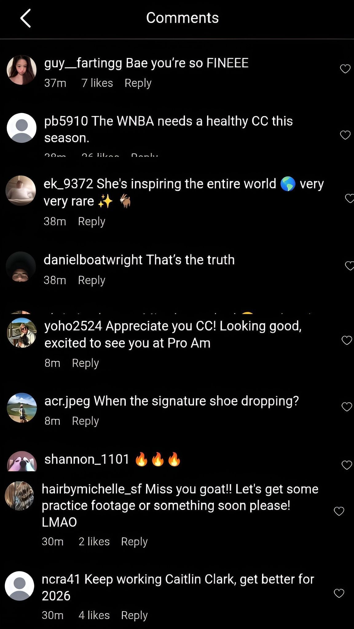 Comments on the post