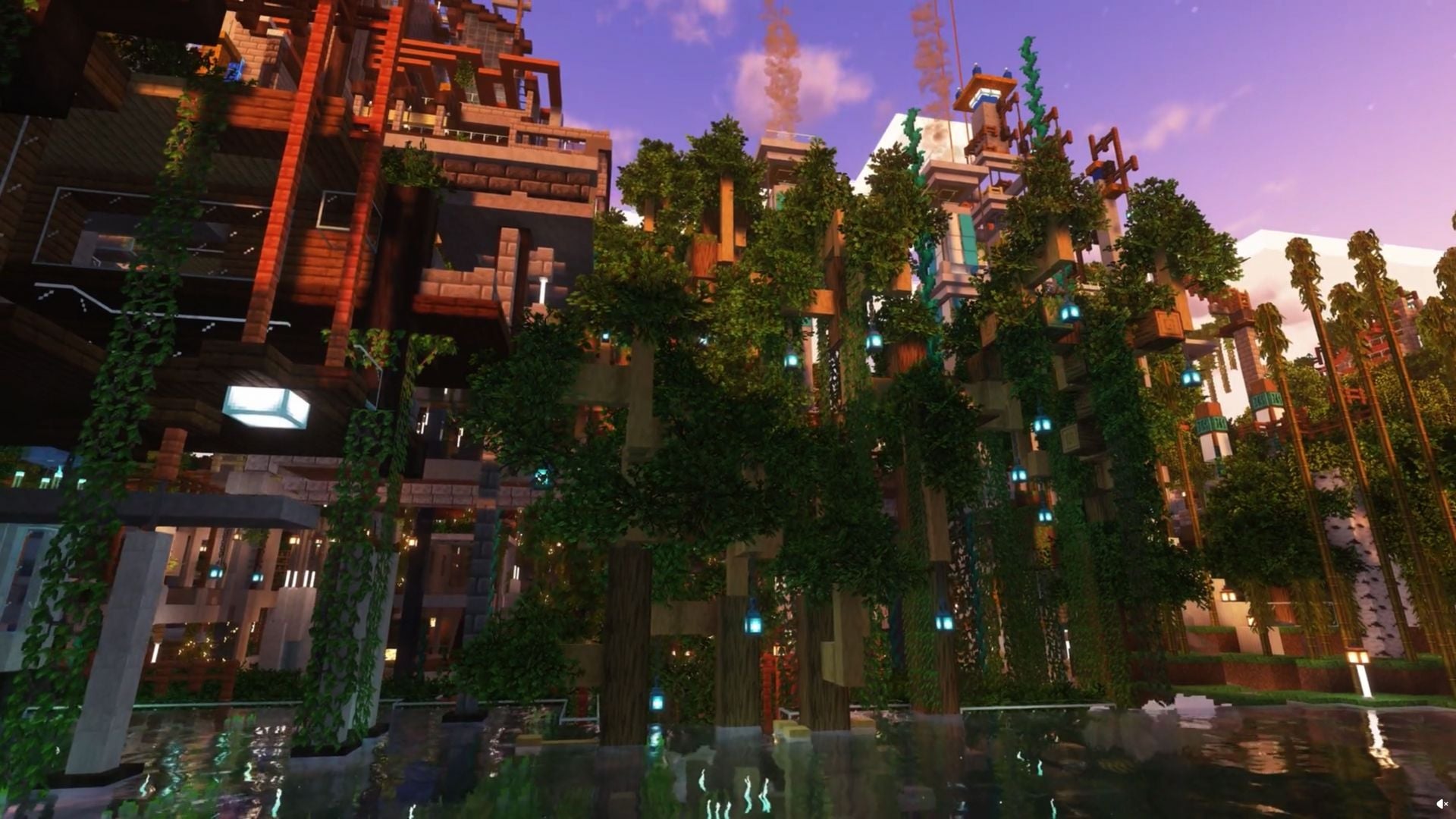 High Minecraft Base Minecraft player showcases incredibly beautiful base build inside a ...