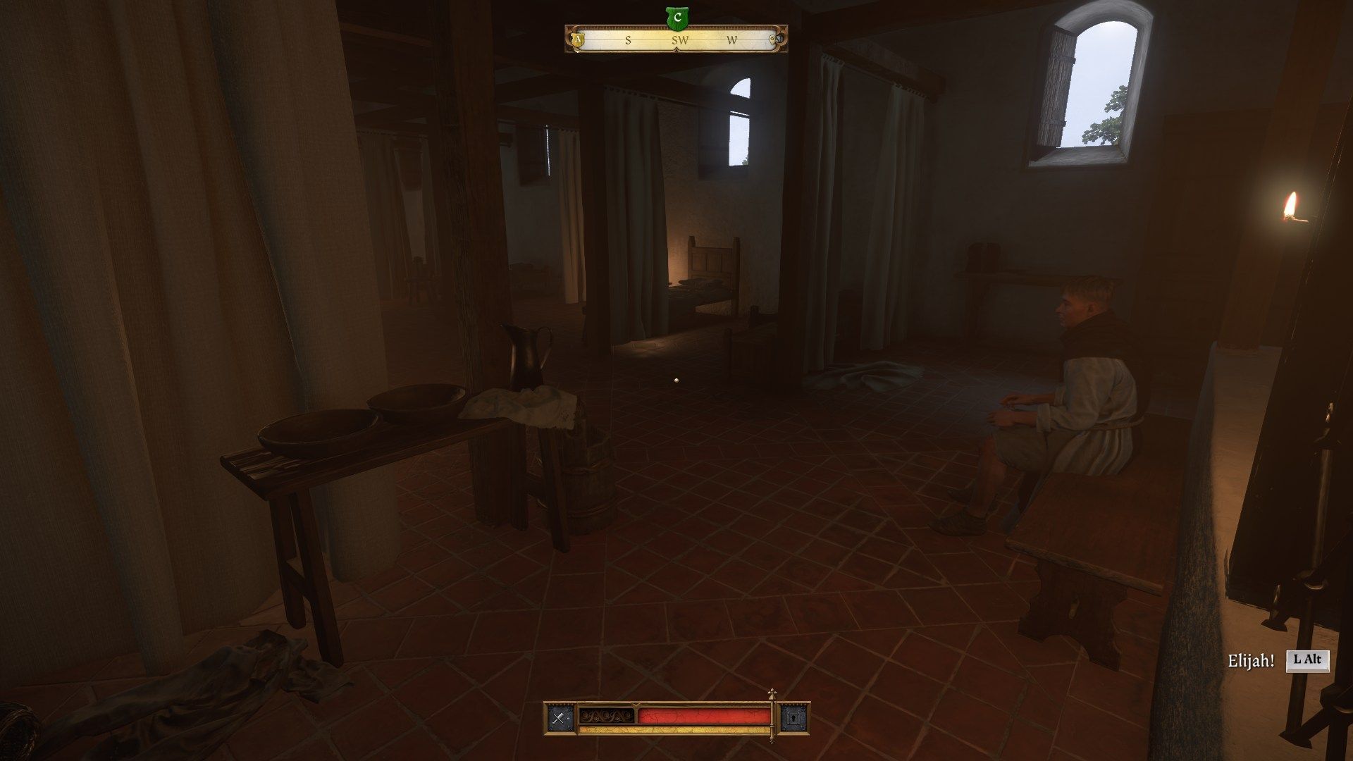 Question the monks about Elijah's location (Image via Deep Silver)