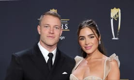 Miss Universe 2012 Olivia Culpo shares motherhood struggle while cheering for husband Christian McCaffrey at Panthers vs. 49ers game