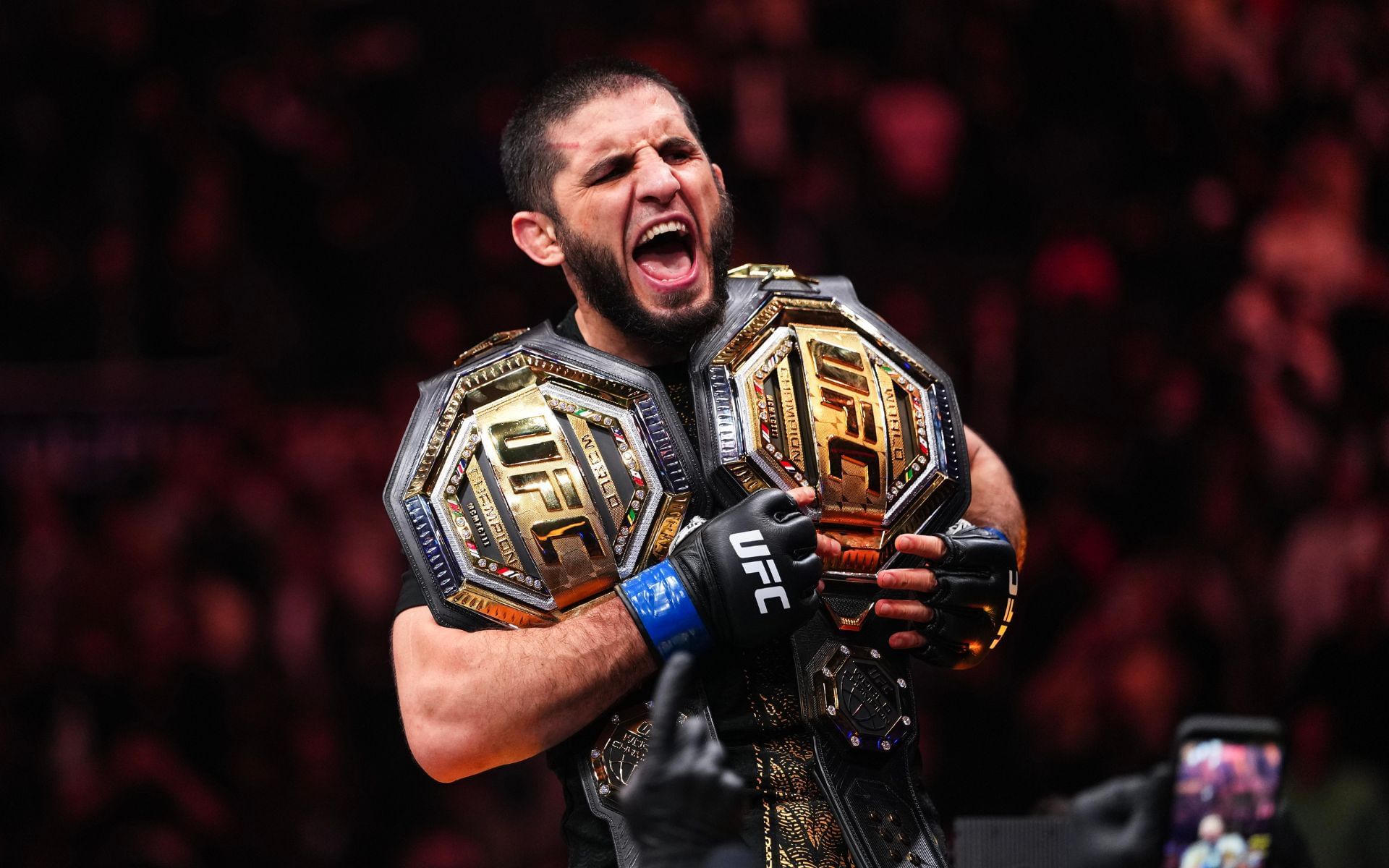 Islam Makhachev won the welterweight title at UFC 322. [Image courtesy: Getty]