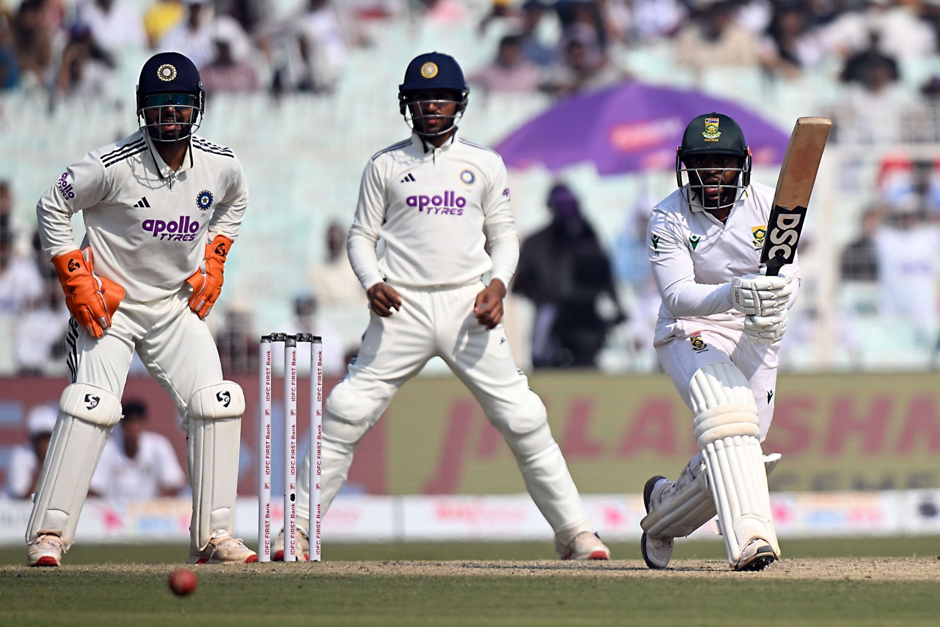 Temba Bavuma scored an unbeaten half-century in South Africa&#039;s second innings. [P/C: Getty]