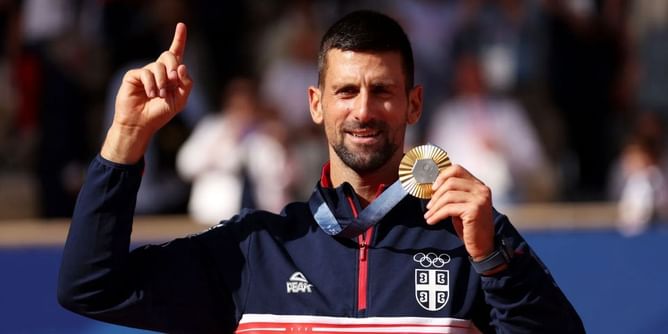Novak Djokovic breaks the internet with his epic Hollywood-style celebration to winning historic 101st ATP title