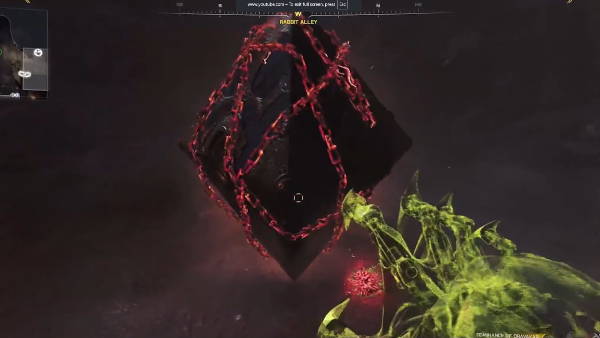 Use the three keys in this floating cube (Image via Activision || YouTube/GRIZZ Viollent)
