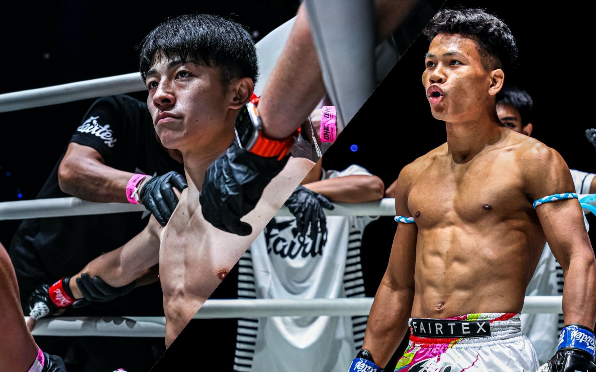 Nadaka (L) excited to face Numsurin (R) | Image by ONE Championship