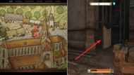 Use this ladder to get inside the church (Image via Deep Silver)