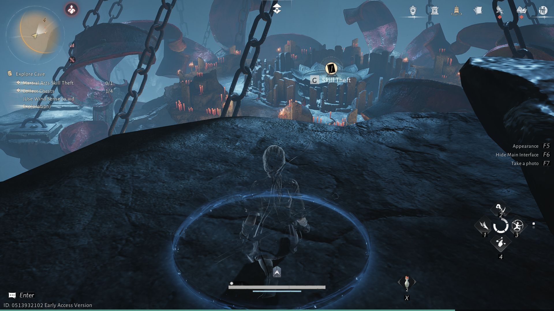 Learn the Infernal Twinblades skill in Where Winds Meet (Image via NetEase Games)