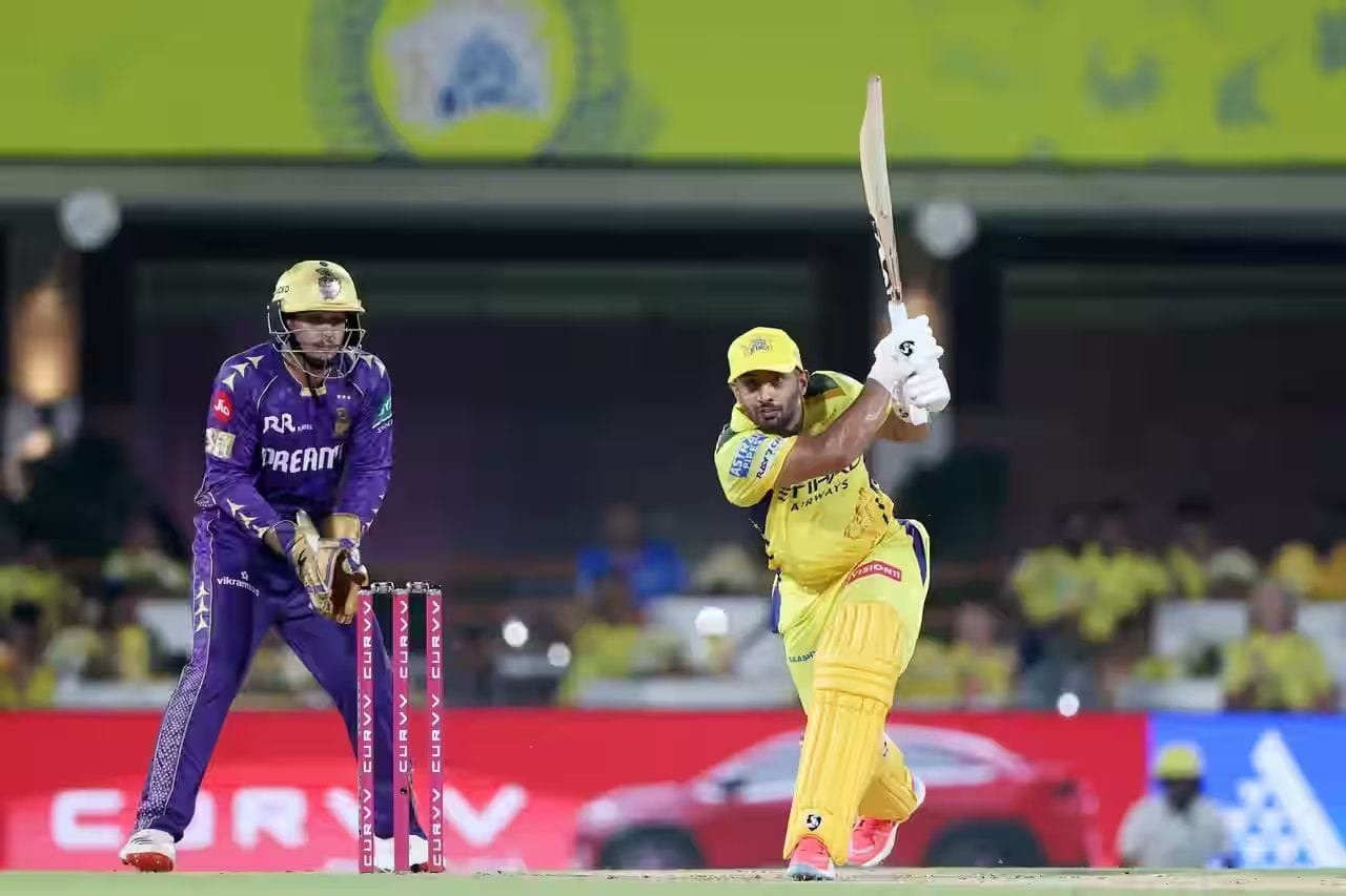 Rahul Tripathi managed only 55 runs at a paltry average of 11.00 in five innings for CSK in IPL 2025. [P/C: iplt20.com]