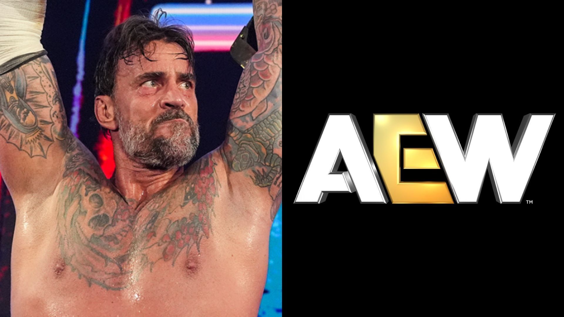 CM Punk is a former AEW star. (Image via WWE Facebook and AEW Facebook) 
