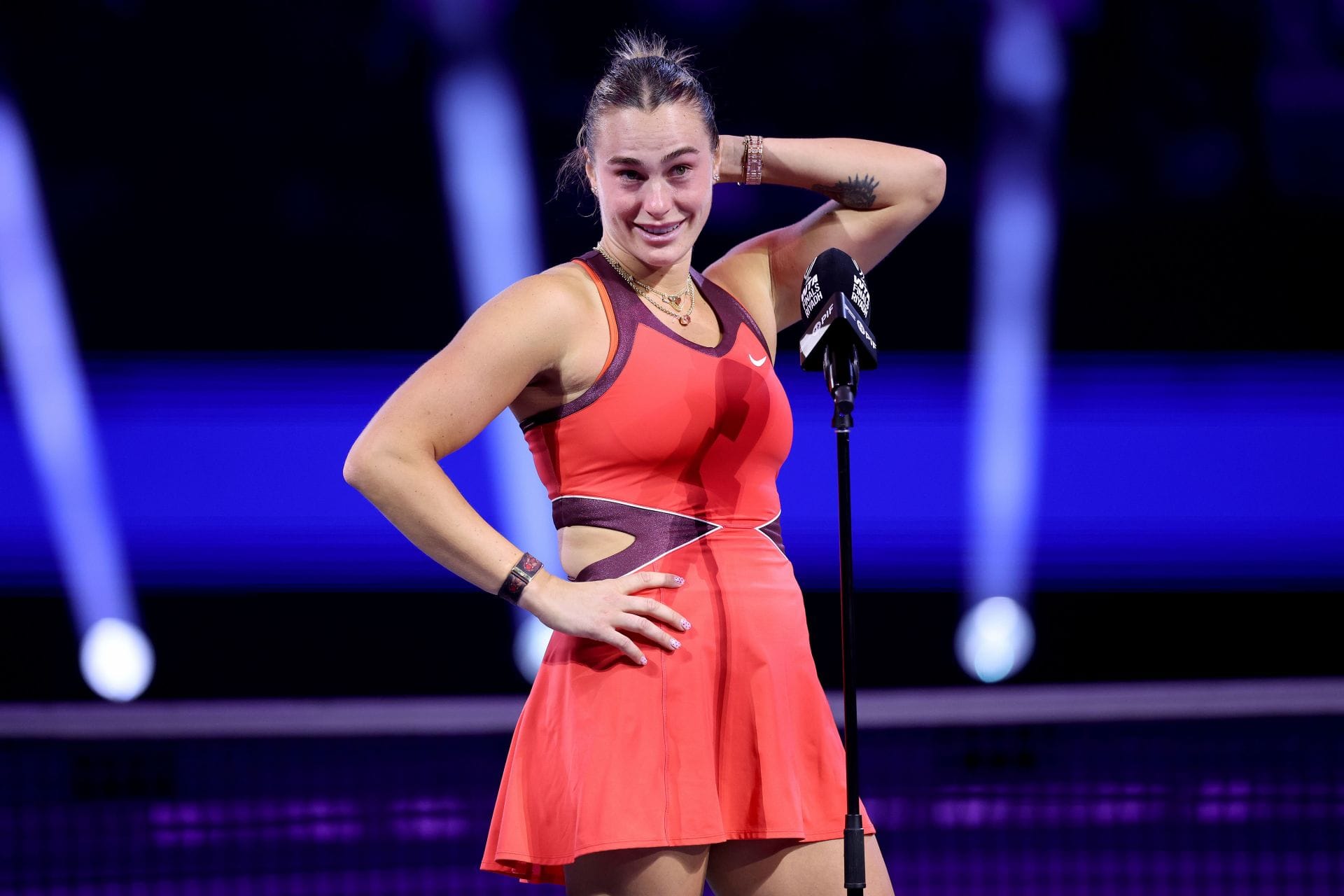 Aryna Sabalenka at the WTA Finals 2025. (Photo: Getty)