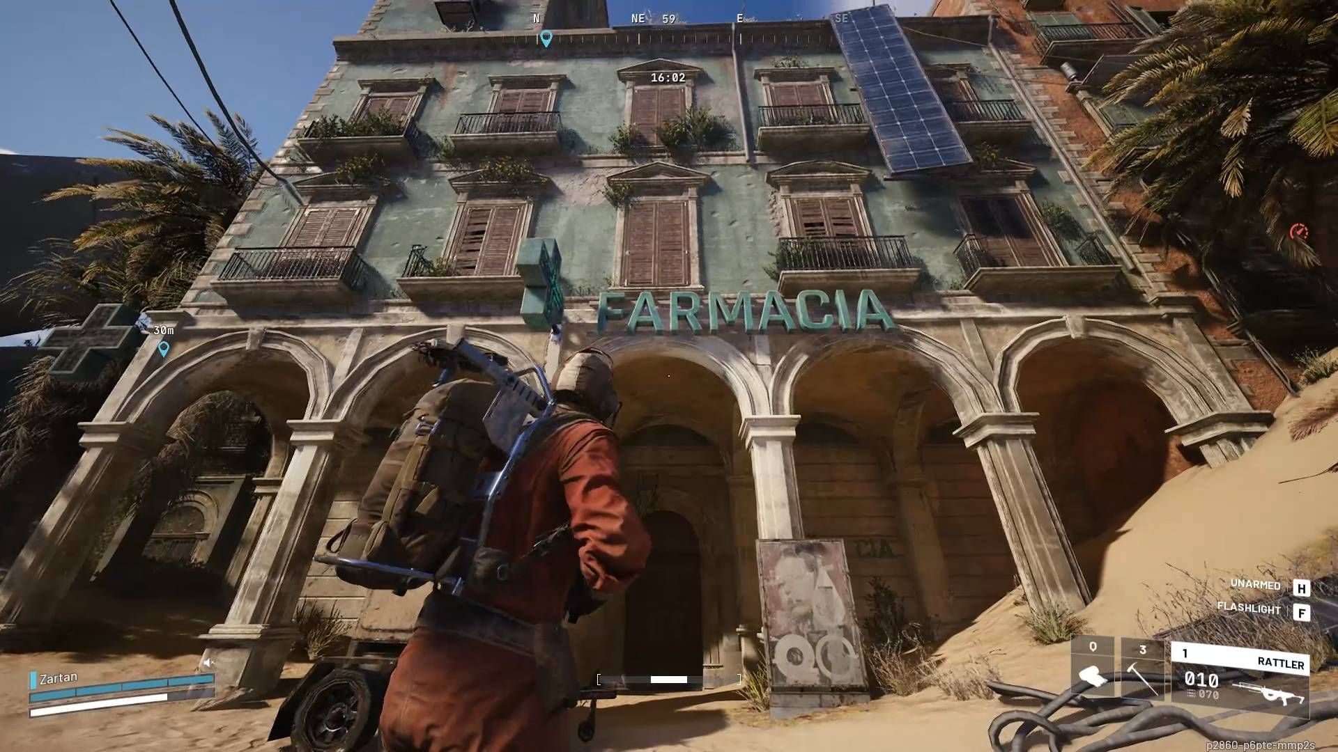 Breach the door to access the building and collect all medical items (Image via Embark Studios || Sportskeeda Gaming)