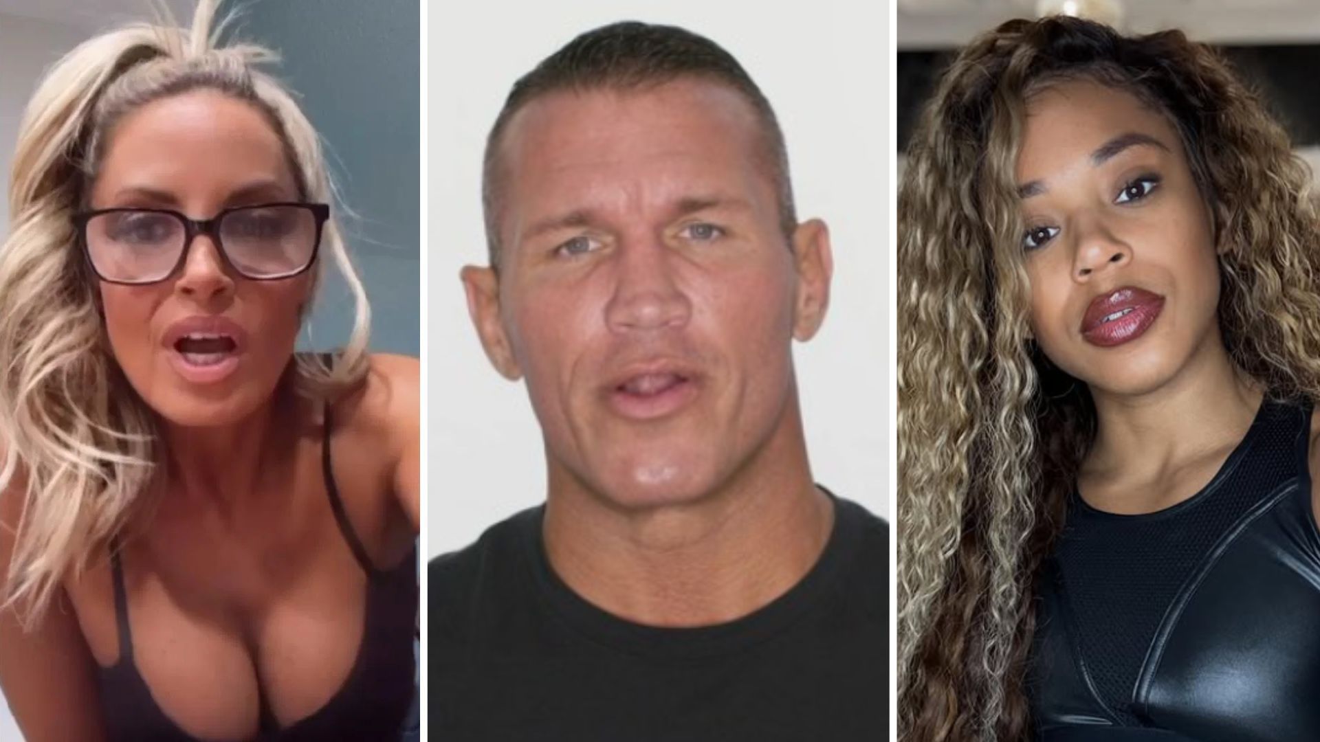 Trish Stratus (left), Randy Orton (middle), Bianca Belair (right) [Image credits: stars