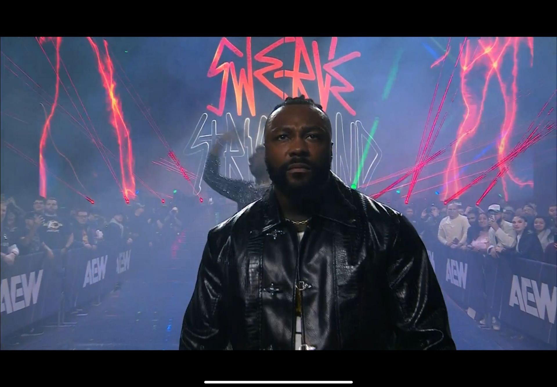 Swerve Strickland is a former AEW World Champion [photo: Triller TV&rsquo;s Official livestream of AEW Full Gear]