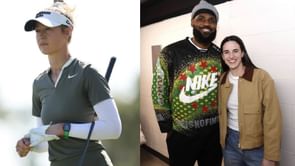 "He Tweeted About My Shoes Too" - Nelly Korda Hyped After LeBron James Shouts Out #1 Golfer's Elite Display Following Linkup With Caitlin Clark