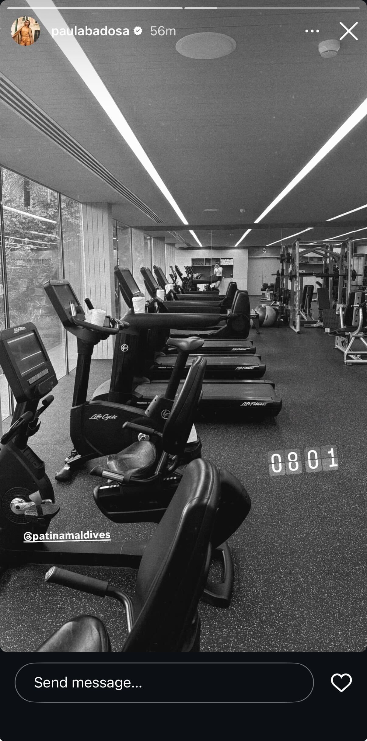 Badosa&#039;s Instagram story