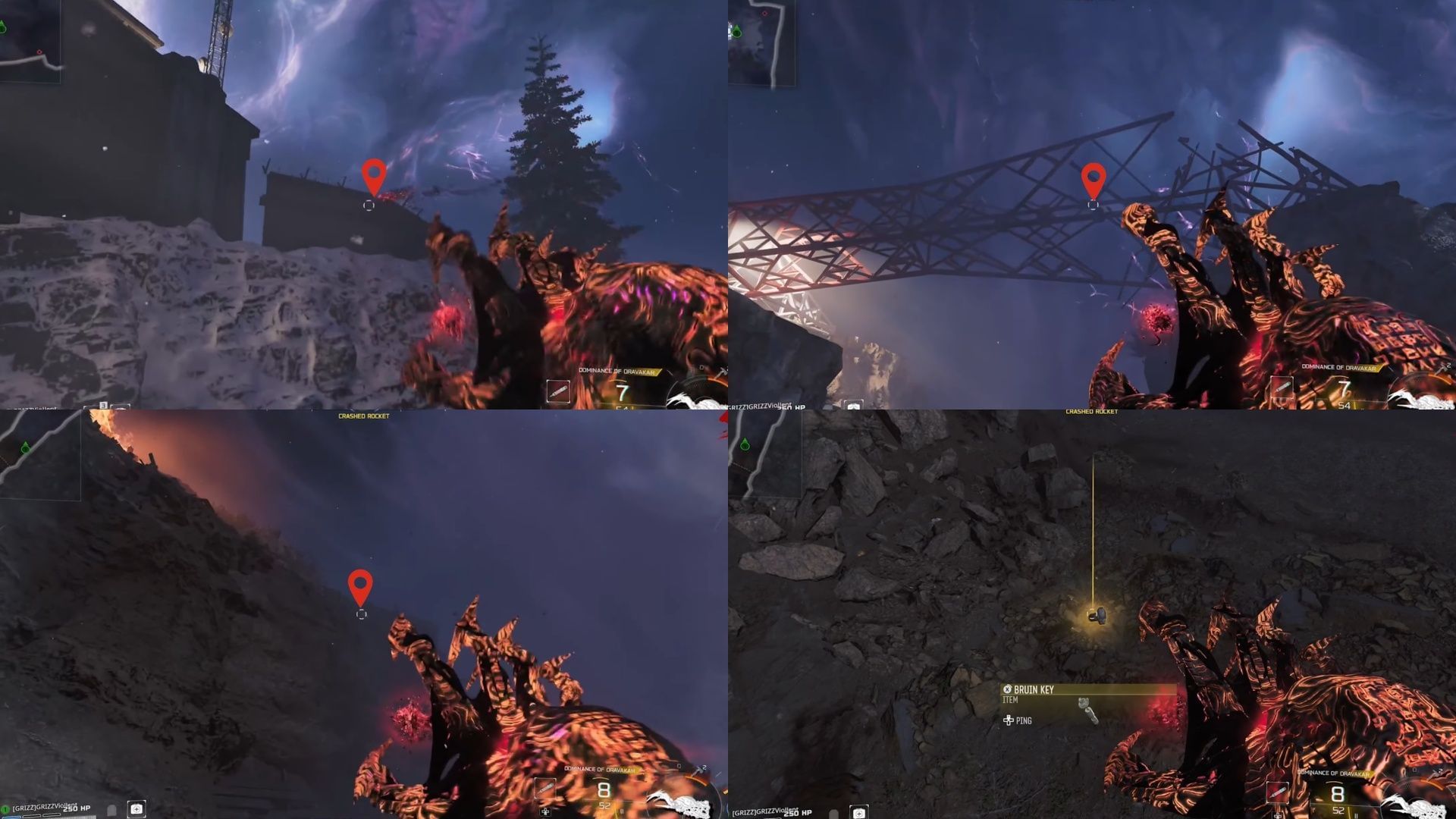 Bruin Key potential locations (Image via Activision || YouTube/GRIZZ Viollent)