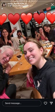 A still taken from Emily McEnroe's Instagram story on November 29, 2025 - Image source: Instagram@emily_mcenroe