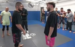 Khabib Nurmagomedov confronts Adin Ross for showing up at his gym