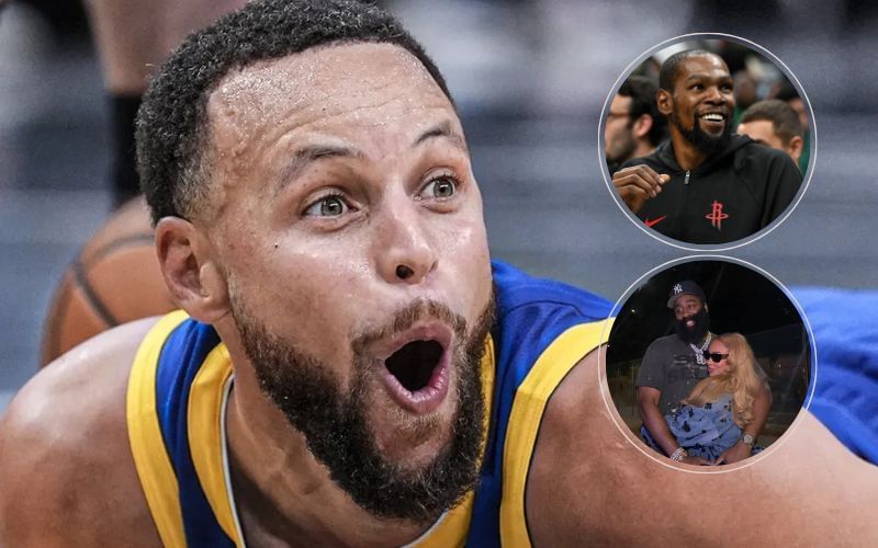 &quot;Gotta Watch Who Y&rsquo;all Calling Unc&quot;: James Harden&rsquo;s Girlfriend Fires Off Strong Message as Steph Curry &amp; Co. Keep Defying Age  (Image Source: Getty/Steph Curry &amp; front_paije - IG)