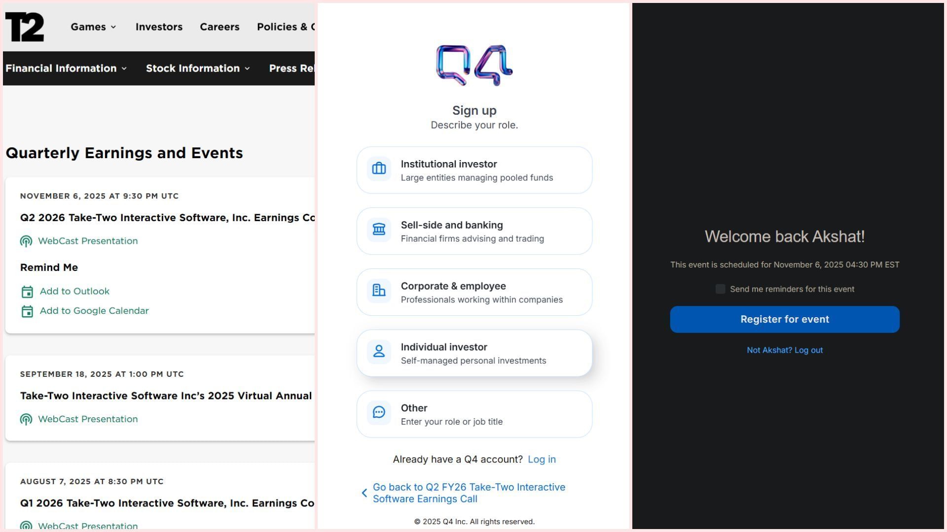 Hráči mohou sledovat výdělky ze samotné webové stránky Take Two (obrázek přes Take Two Interactive)