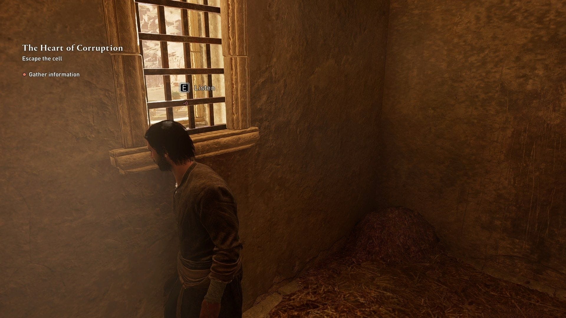 Poslechněte si rozhovor stráží oknem (obrázek přes Ubisoft)